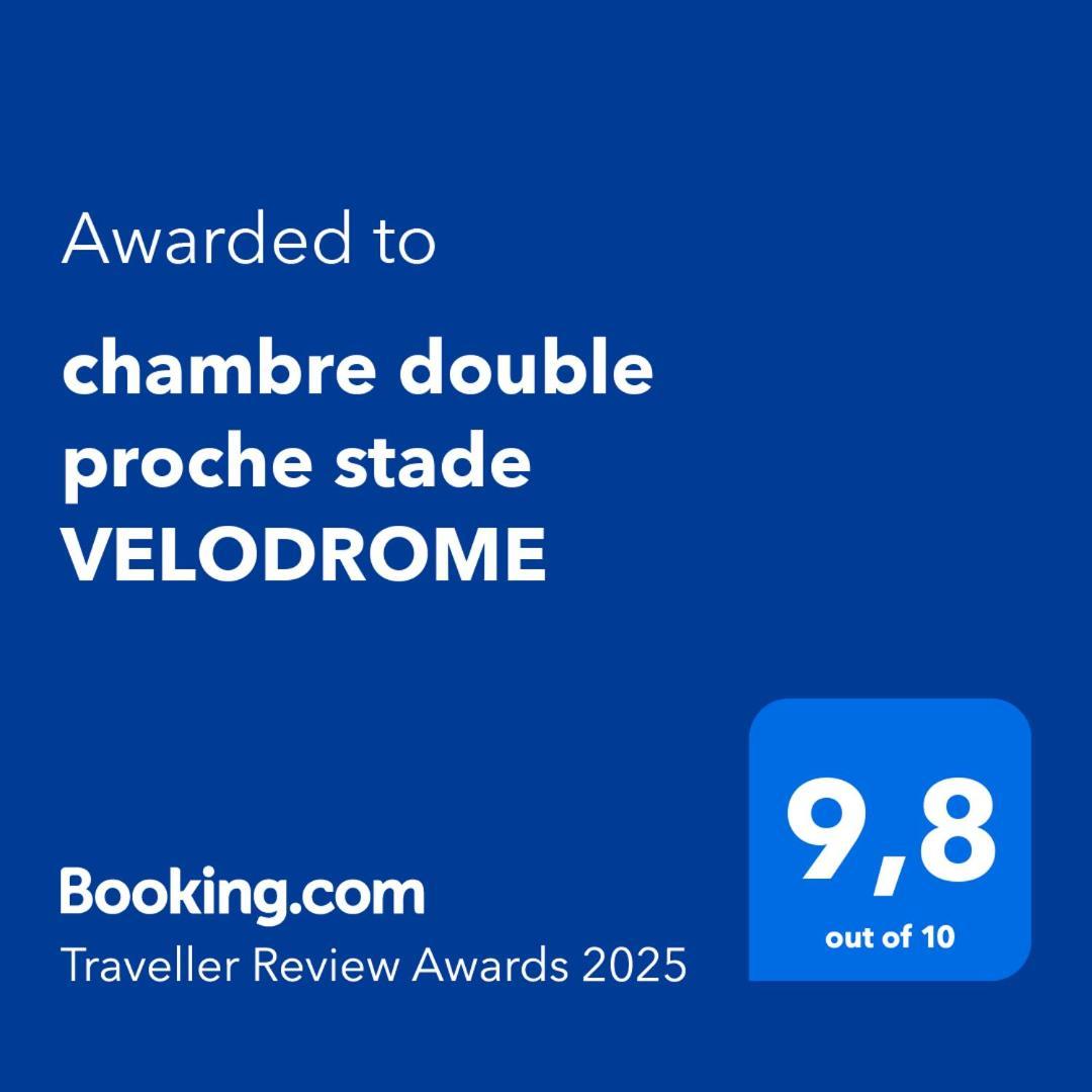 Chambre Double Proche Stade Velodrome Marseilles Exterior foto